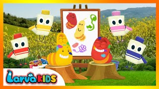 [NEW!] color song | kids song | COLOR GAME | larva kids | live action screenshot 1