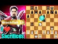 2 peices sacrifice  stockfish 15 3880 vs leelazero 3838  chess strategy for white  chess