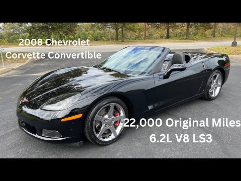 2008 Chevrolet Corvette Convertible LS3 - YouTube