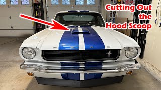 Did I ruin the cutout for my Hood Scoop?