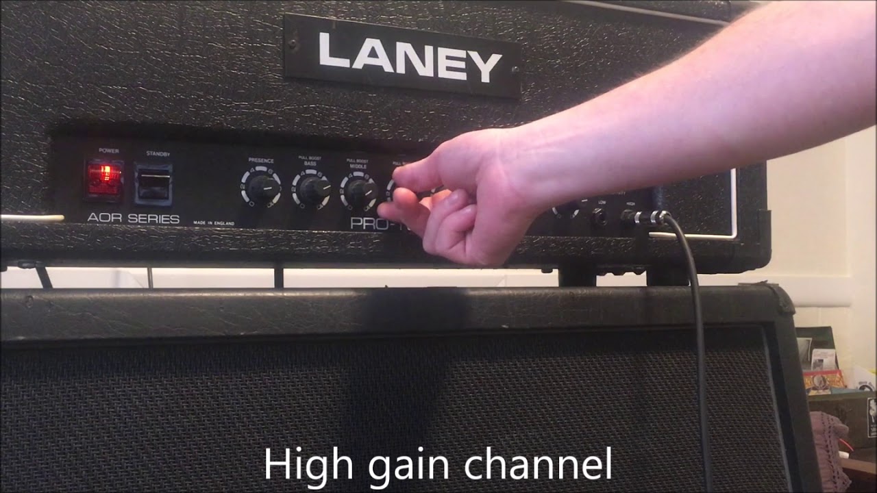 Laney Pro Tube AOR 100 Demo - YouTube