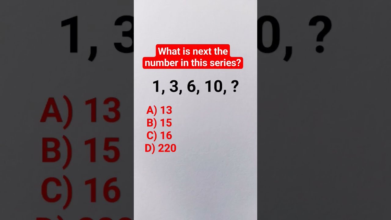 What Is The Next Number In This Series maths mathpuzzle mathtricks What Is The Next Number In This Series maths mathpuzzle mathtricks