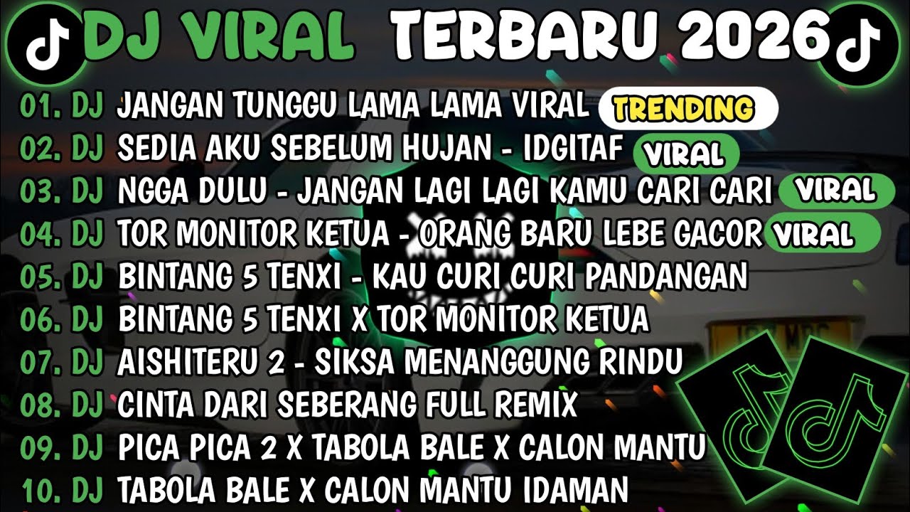 DJ TIKTOK TERBARU 2026🎵DJ JANGAN TUNGGU LAMA LAMA🎵DJ IDGITAF - SEDIA AKU SEBELUM HUJAN