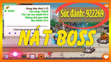 Ngọc Rồng Online - Sức Mạnh Siêu Bá Đạo Săn Boss Tính Bằng Giây Của Chumpksv7