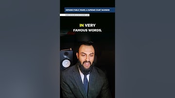 Defining Public Figure: a Supreme Court Warning