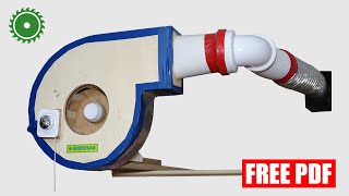 DIY - Dust Collector Centrifugal Air Blower [4K]