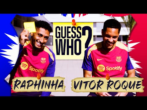 RAPHINHA & VITOR ROQUE PLAY... GUESS WHO?? | FC Barcelona ????????????