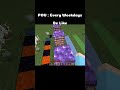 Minecraft how fast days of the week go  minecraft shorts