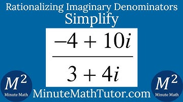 Simplify (-4+10i)/(3+4i)