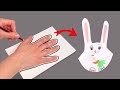 How to make and draw cute bunny 