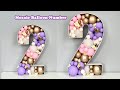 How To Make Balloon Mosaic Number