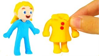 BABY PRINCESS CHANGES CLOTHES ❤ Superhero Babies Play Doh Cartoons For Kids