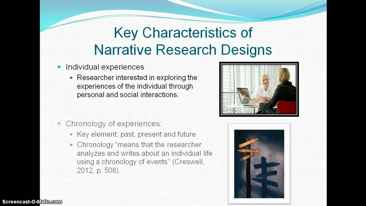 narrative report research design