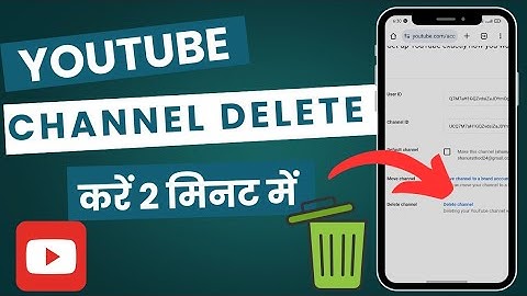 Youtube Channel Delete Kaise Kare | How To Delete Youtube Channel Permanently | Channel Delete 