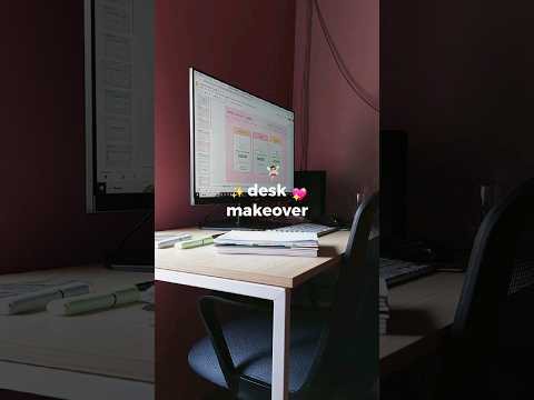 desk makeover 💖