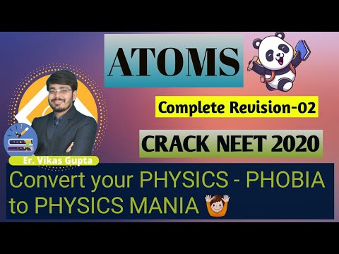 ATOMS IN ONE SHOT/LEC-02/RAPID REVISION/JEE/NEET/With Numericles