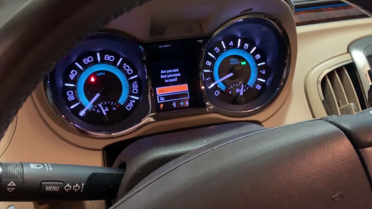 2012 Buick LaCrosse Oil Change - YouTube