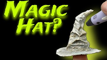 I Tried Making a 3D Hat from Harry Potter — My First 3D Pen Sculpture!