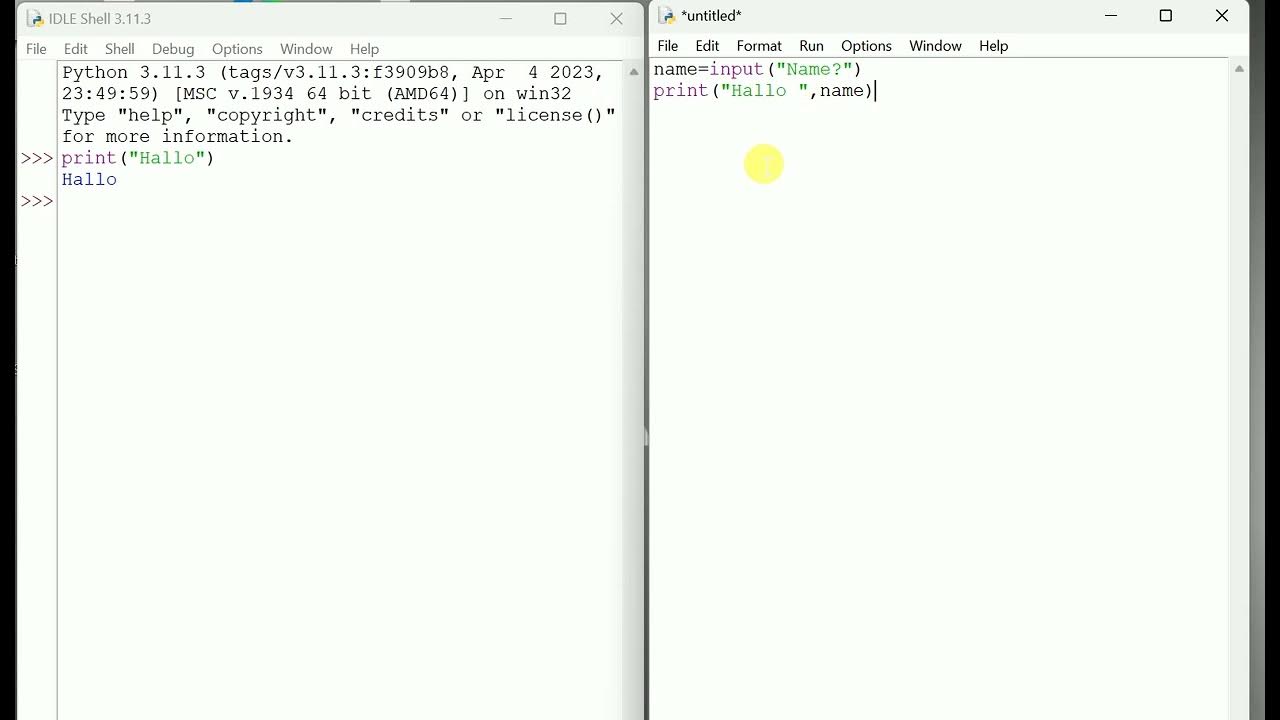python hallo - YouTube