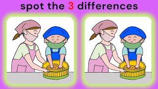 find the 3 difference |No545