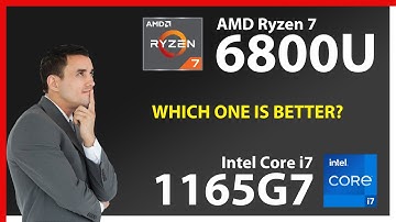 AMD Ryzen 7 6800U vs INTEL Core i7 1165G7 Technical Comparison