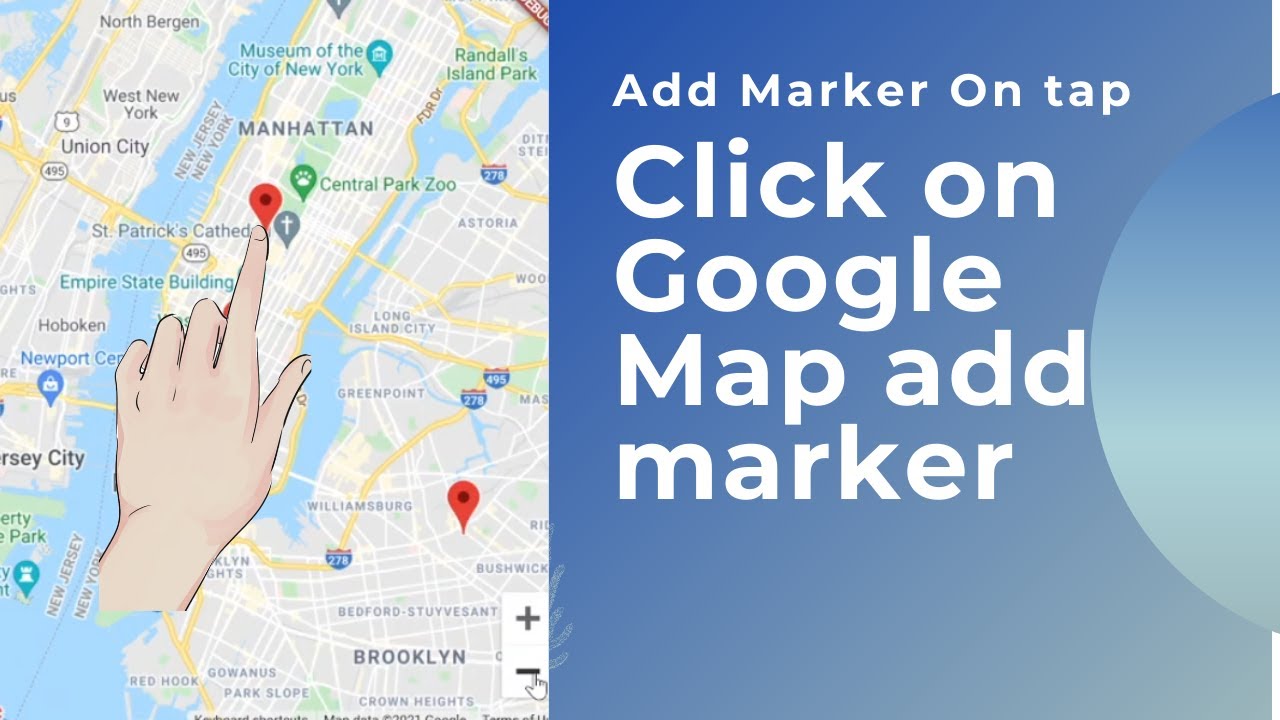 How do I add a marker to Google Maps?