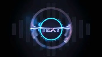 FREE 2D Intro Template After Effects CS6 2D Neon Techno Template
