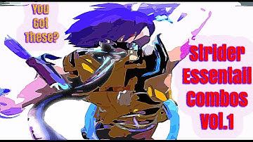 Strider Must Have Combos [01] - Marvel vs Capcom: Infinite