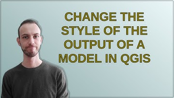 Gis: Change the style of the output of a model in QGIS
