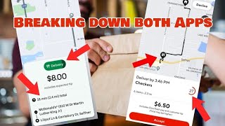 DoorDash vs Uber Eats Driver App | Pros, Cons, Differences & Similarities Breaking down Order Screen