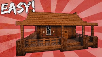 Minecraft: How To Build A Small Survival Starter House Tutorial (Easy)