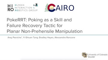 PokeRRT: Poking as a Skill and Failure Recovery Tactic for Planar Non-Prehensile Manipulation