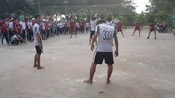 THCS VÀ THPT VĨNH LỘC CKET BÓNG CHUYỀN 12A1 VS 11A1