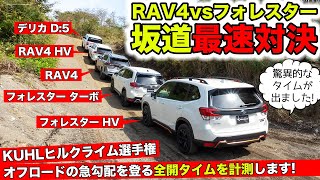 【前編】急勾配最速対決にRAV4とフォレスターが参戦しました｜KUHL Racing SUV