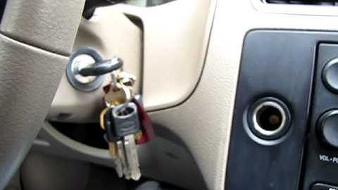 Key stuck in ignition Ford Focus 2006