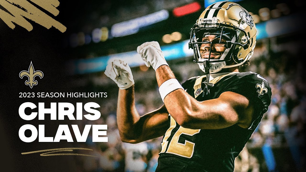 Chris Olave 2023 NFL Season Highlights  New Orleans Saints