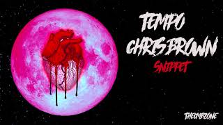 Chris Brown - Tempo (CDQ) (Heartbreak On a Full Moon) - Snippet (Official Audio)