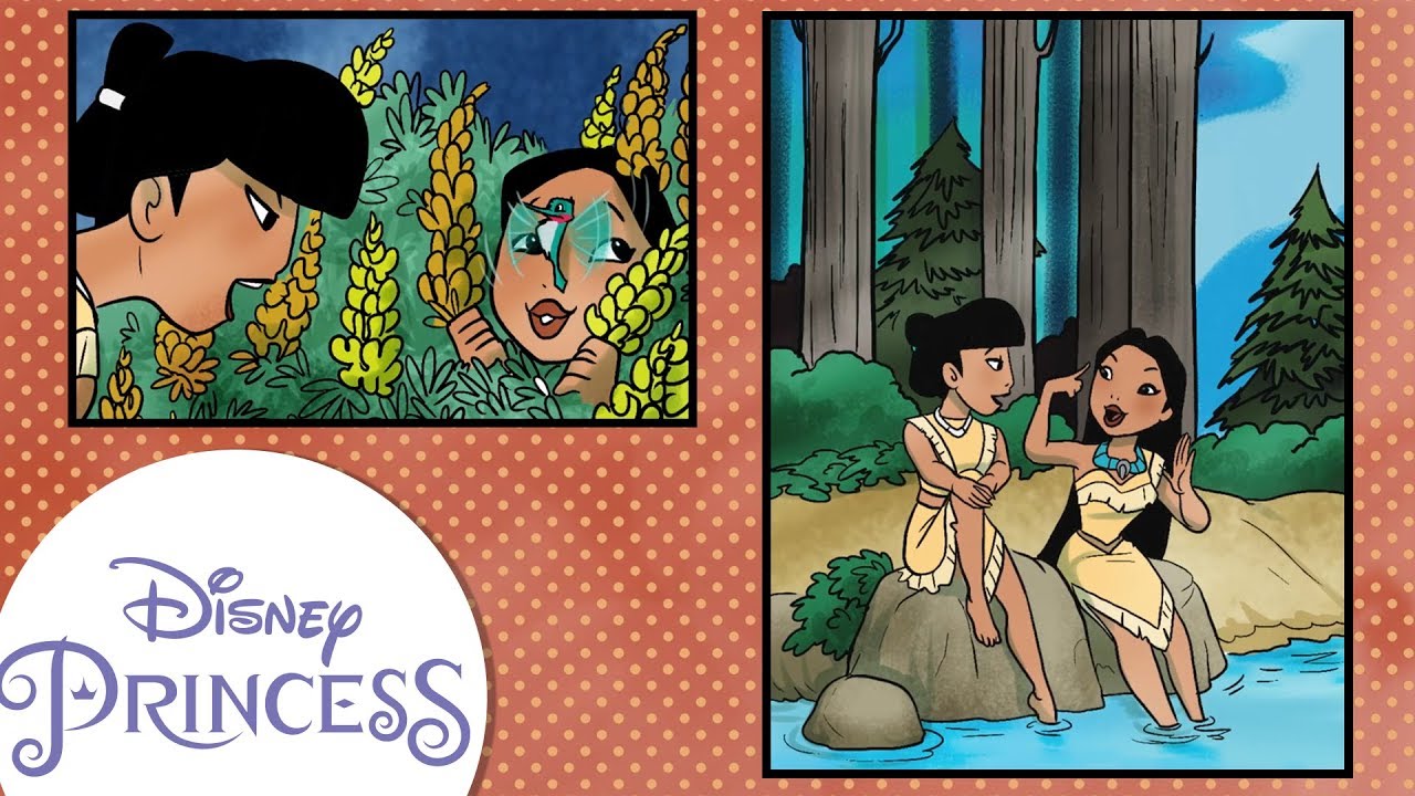 Disney Comics In Motion Disney Princess Pocahontas Hide And Seek Youtube