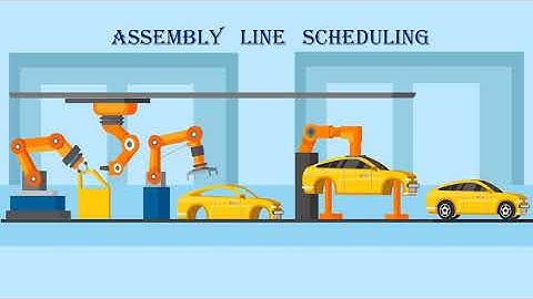 Assembly line scheduling