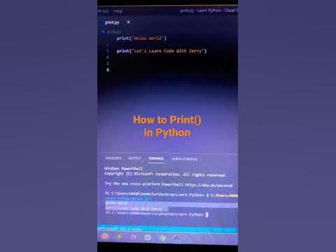 Let’s Learn Python :- How to Print in Python - YouTube