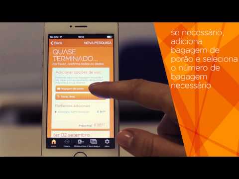 Aplicação Mobile easyJet - Como reservar um voo