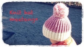 【かぎ針編み】 引き上げ編みのニット帽の編み方How to crochet a knit hat by meetang
