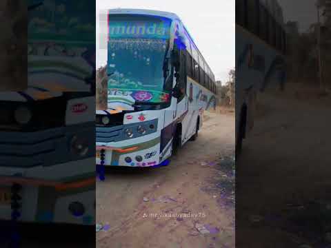 chamunda tour and travels gandhinagar tarapur 😎 #travel #travelling #trending #bus #7256 #tiktok