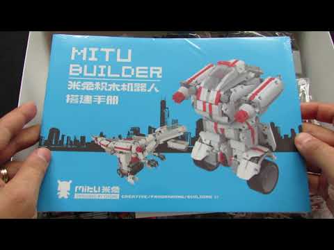 Unboxing Xiaomi Mi JMJQR01IQI Bluetooth Control Mitu Building Block Robot