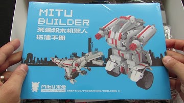 Unboxing Xiaomi Mi JMJQR01IQI Bluetooth Control Mitu Building Block Robot