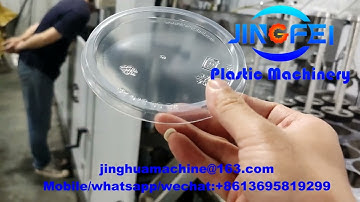 PP Flat Lid Thermoforming machine, Lid making machine, Plastic Vacuum forming machine