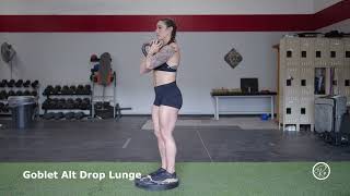 Goblet Alt Drop Lunge