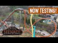 Iron Menace Completes its First Ever Test Run! Dorney Park New for 2024 B&M Dive Coaster