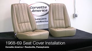 19681969 C3 Corvette Seat Cover Installation by Corvette America
