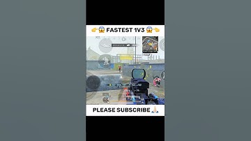 Fastest 1v3😱 #shorts #short #shortvideo #youtubeshorts #viral #pubg #pubgmobile #bgmi #bgmishorts